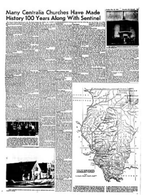 Centralia Morning Sentinel Newspaper from Centralia, Illinois (IL .